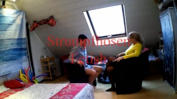 er liebte es  – Nylonstrumpfhosen