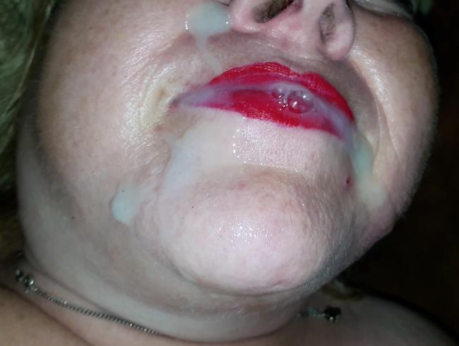 Mir aufs Maul wichsen lassen