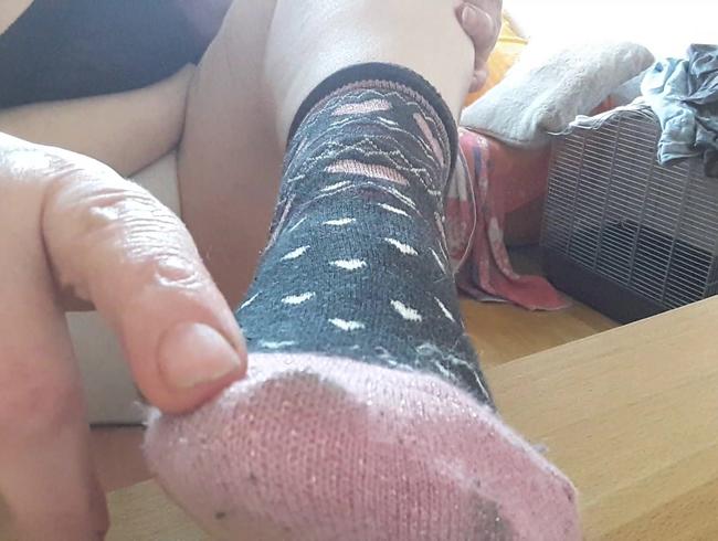 Pissanweisung – auf die Söckchen