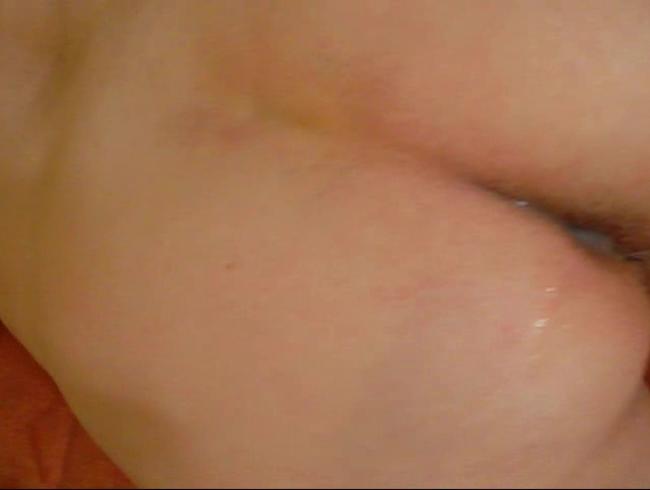 In und auf mir gekommen und abgeleckt