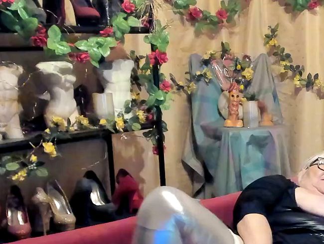 Fette geile Hänge Euter und warmes aus der Quelle frisch